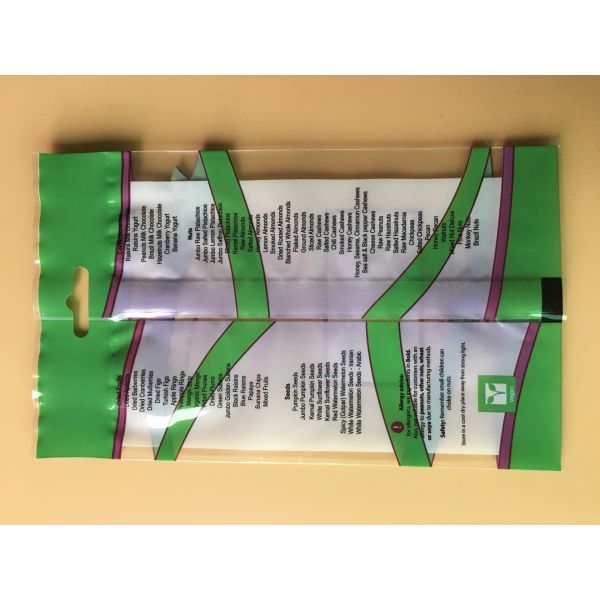 OPP + CPP Composite Packaging Poly Bags Open Bottom Heat - Sealed For Dried Fruit