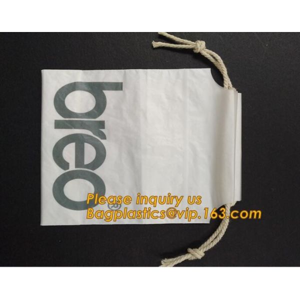 DIY drawstring christmas gift bag,Printed Plastic Drawstring Bag,custom printed small apple quality plastic drawstring b