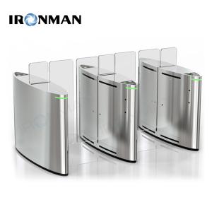 Half Height Speed Gate Turnstile， Security Sliding Turnstile Gate Factory