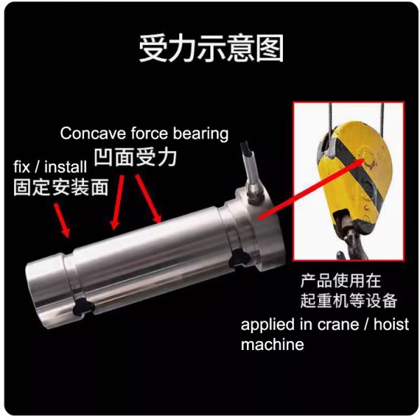 Customizable SC9B 1Ton Alloy Steel Shear Load Pin-Type Load Cell for Crane Compression Tension Shaft Pin Weight Sensor