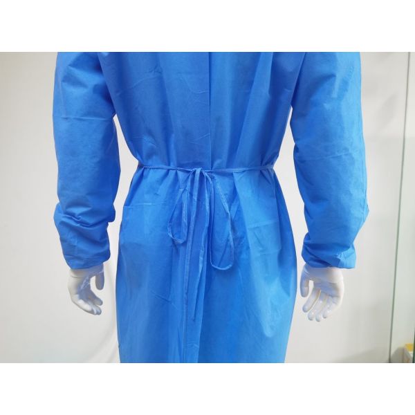 Visit Gown Anti-Static Waterproof Wholesale Factory AAMI Level 1/2/3 Disposable Isolation Gown