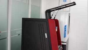 Computer Keyboards Fiber Laser Marking Machine Single Phase With Air Cooling