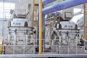 SMS Hydraulic  Cone Crusher Machine 9.4-65T Easy Maintenance Low Noise