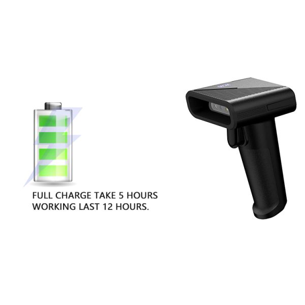 A HS9130 Alipay Finger Portable Engine Handheld 2D bar Code Scanner Usb Wireless Barcode Reader