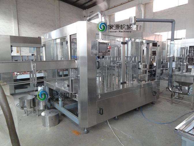 8000kg 16000bph - 18000bph liquid filling machine for 150-320mm Height Bottles