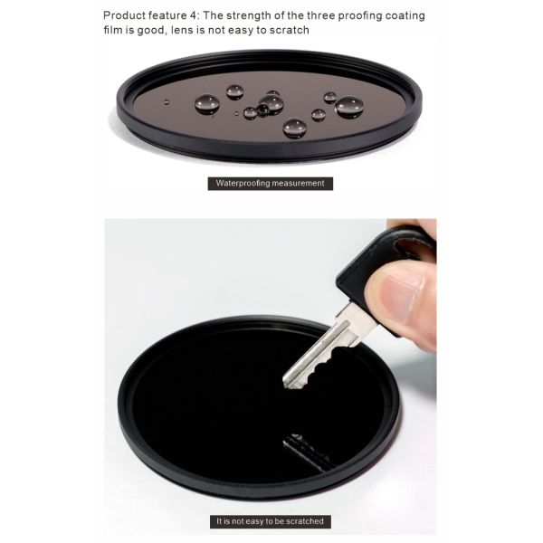 Neutral Density Nd400 Nd1000 Filter 77mm