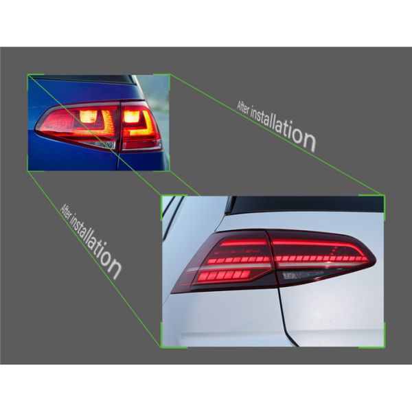 Volkswagen Golf 7 3 Inch LED Car Tail Lights