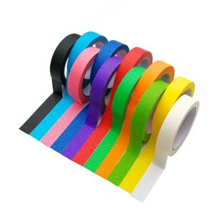 China Customized Coloful No Residue Masking Tape Writable Single Side wholesale