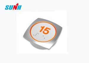 China SUNH Elevator Push Button PC / ABS Material With 4 Lines Connection Port wholesale