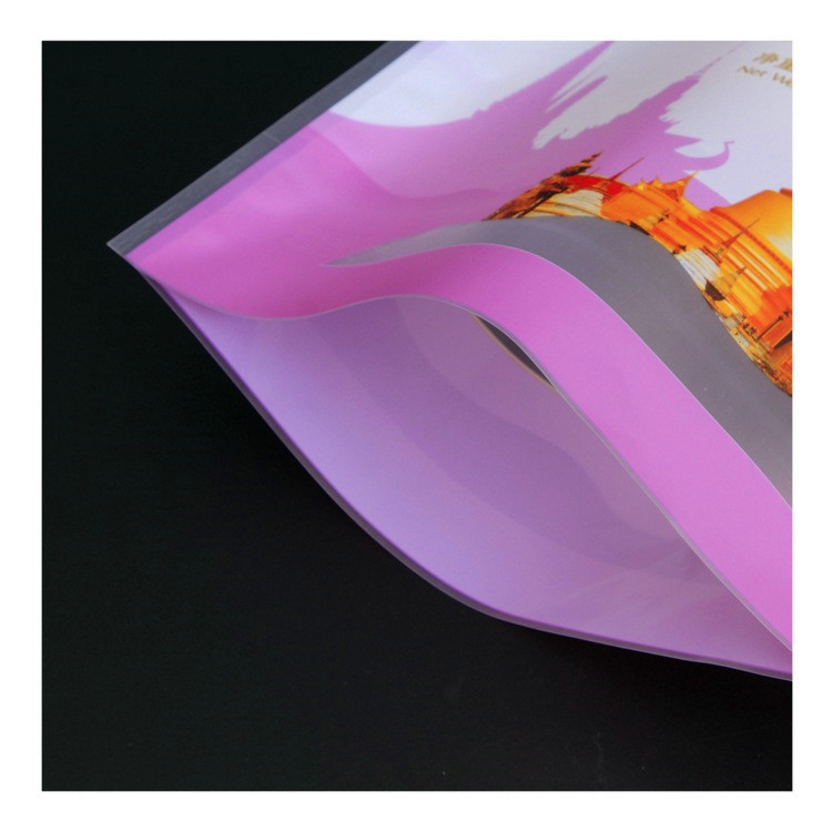 Vacuum Seal Custom Printed Plastic Bags Pouch Stand Up For Rice Packing