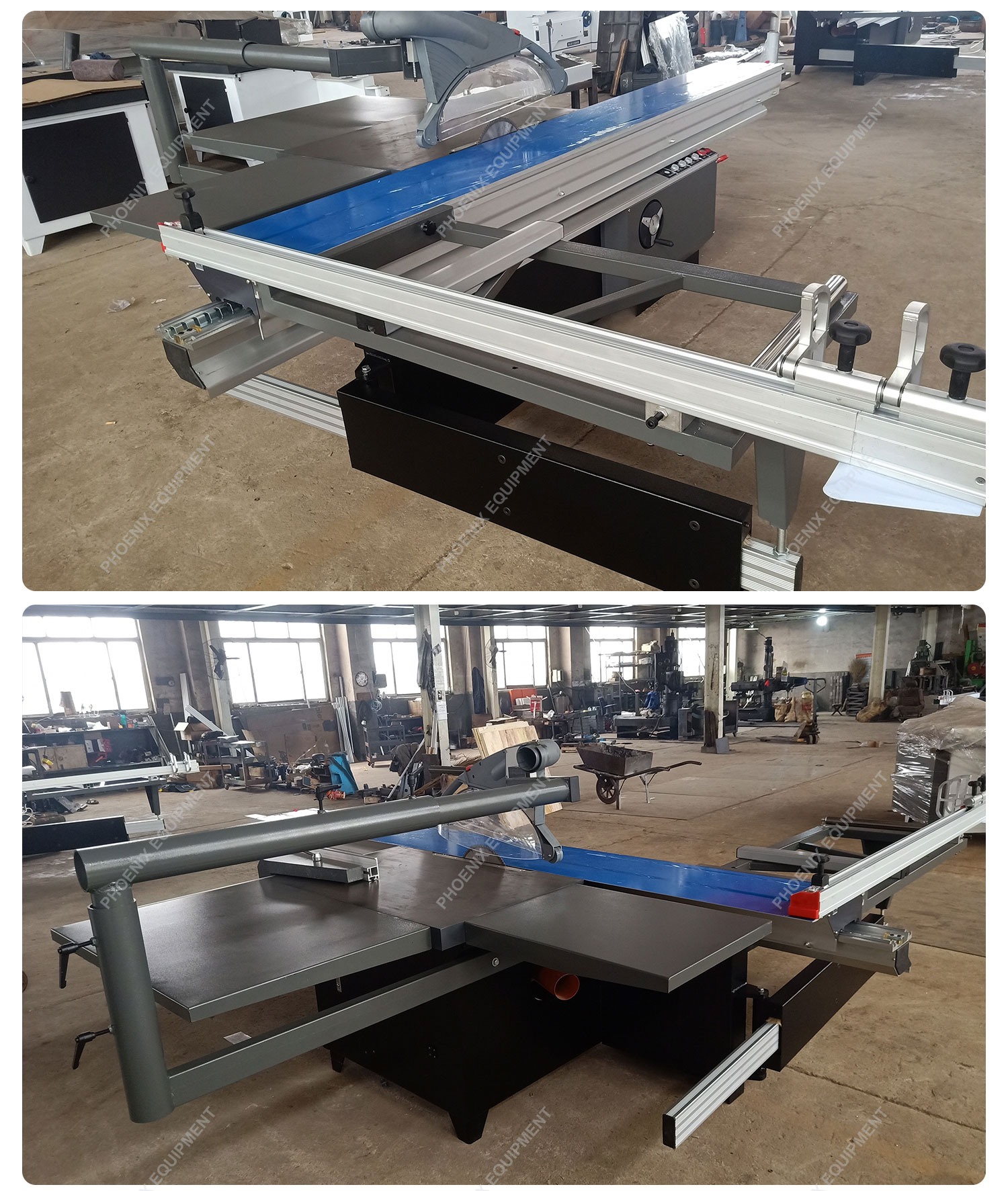 Home Woodworking Automatic Sliding Mitre Saw with 3200mm Sliding Table and Wood Lift