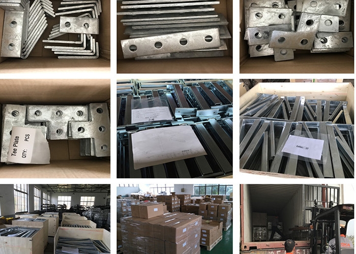 Factory Price Electrical Zinc Angle Flat Plate Channel Fitting Brackets