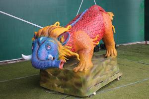 China Attractive Remote Control Animatronic Artificial Animals For Playground wholesale