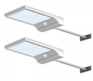 China 36 LED Outdoor Solar Motion Sensor Light, Solar Lights with Mounting Pole, Waterproof Security Patio Light -4 Working on sale