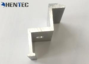 PV End Clamp Extruded Aluminum Profiles Solar Roof Mounting Systems 6063-T5 / 6060-T5