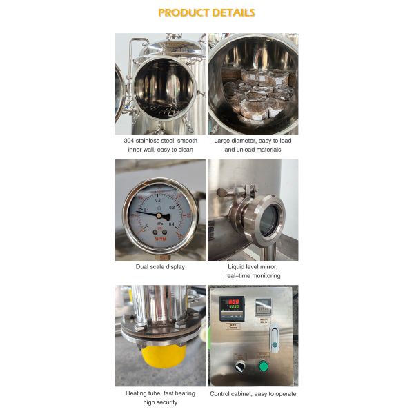 Mushroom Sterilizing Equipment Substrate Autoclave Machine For Mushroom Spawn