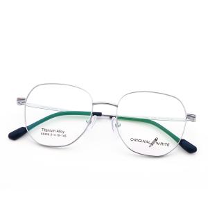 Square Eyeglasses Frames Temple Adjustable β Titanium Unique 66356