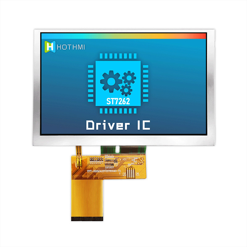 IC 7262 Color TFT Touch Display Screen Multipurpose 5.0 Inch 800x480 Dots TFT-H050A1SVIST6N40