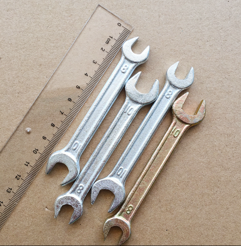 Double Open End Spanner Double open end flat wrench size 5.5 7 8 10 12 13 14 15 17 19 22 24mm spanner