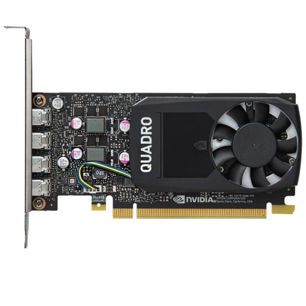 Workstation GDDR5 Nvidia Quadro P1000 4G GPU ECC Video Card