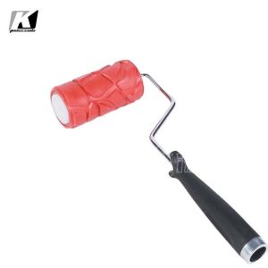 China 4 Inch Multiscene Patterned Paint Roller Ultralight Rubber Design wholesale