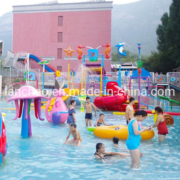 Quality Family Interactive Water Park Spray Water House Slide Equipment for sale