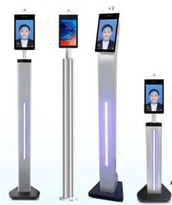 1280*800 Face Detection Thermal Floor Standing Temperature Scanner
