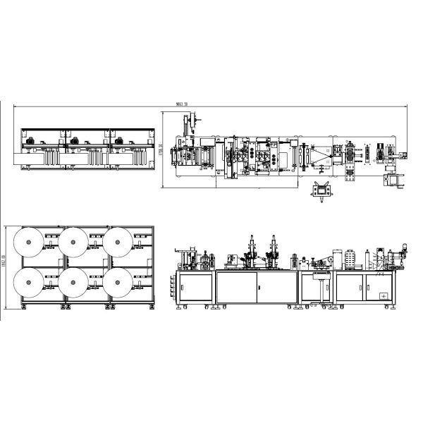 Anti Pollution Ultrasonic KN95 Face Mask Production Line
