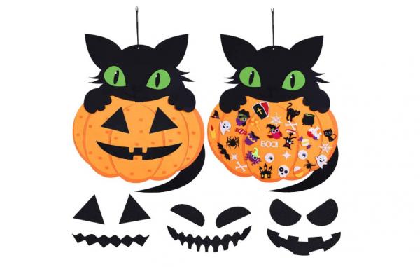 Quality 2.65ft Felt Halloween Ornaments Home Decoration With 48pcs for sale