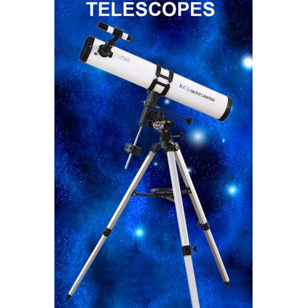 Telescope Focus length:900mm Objective diameter:76mm Eyepieces:SR4.0mm H12.5mm H20mm