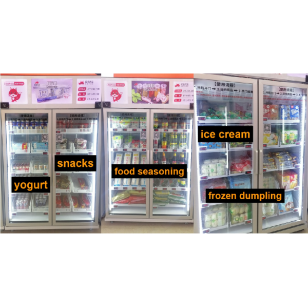 Fresh Fruit Vegetable Farm Produce Vending Machine With Cooling System Touch Screen