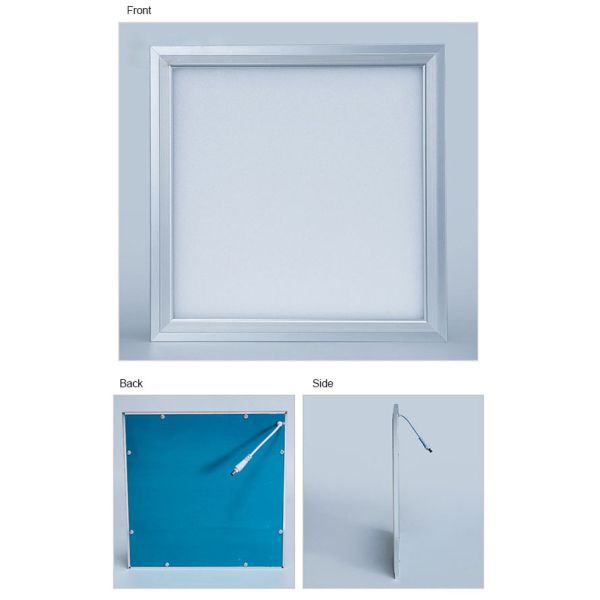 Modern Design LED Flat Panel Light Square Shape Recessed Installation Warm White Color