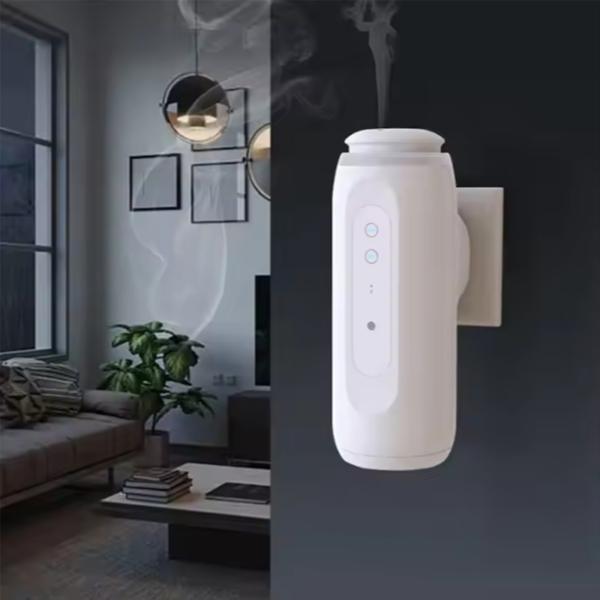 Quality Plastic Material Aroma Diffuser Machines 300cbm 100ml Hanging Socket White for sale