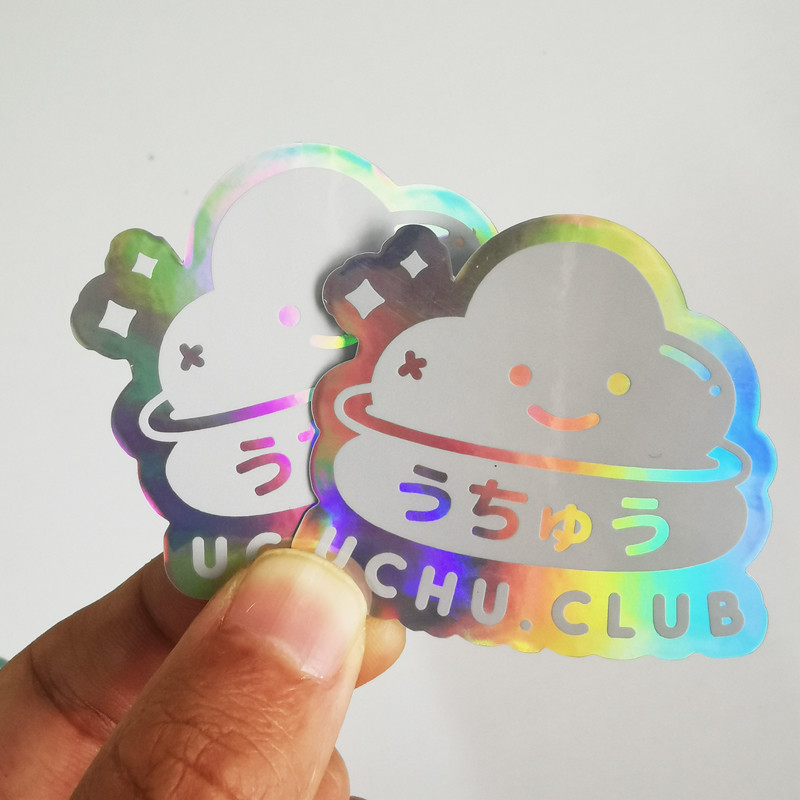 China Holographic Vinyl Tamper Seal Stickers wholesale