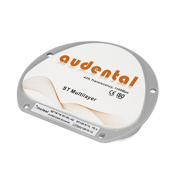 Quality STML Multilayer Zirconia Block CAD Zirconia Dental Crown SFDA for sale