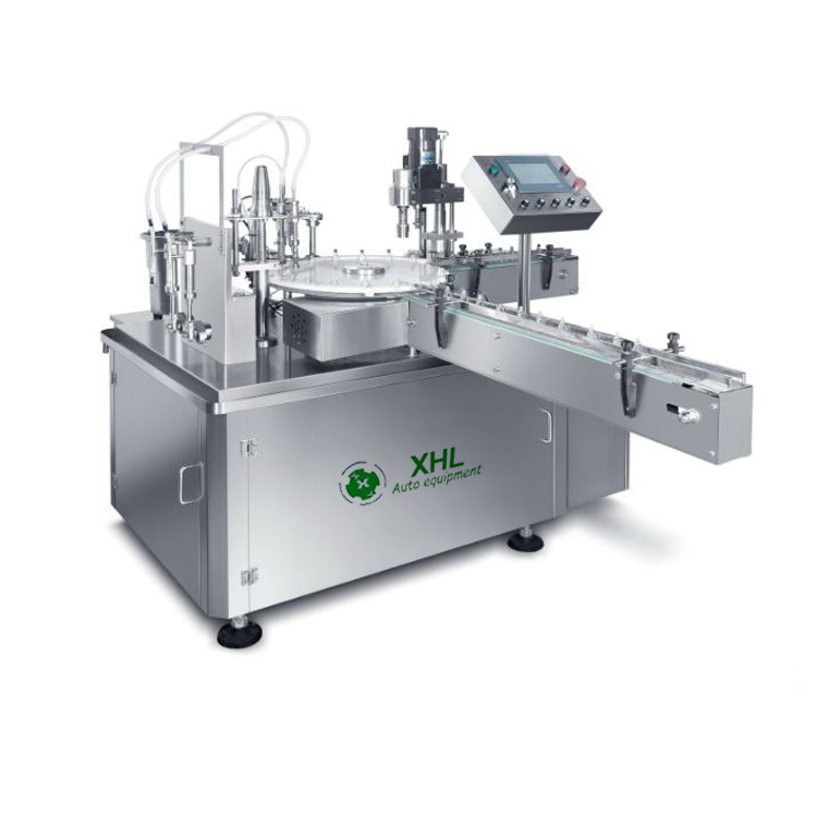 Plastic Bottle 10ml 40BPM Semi Automatic Bottle Filling Machine