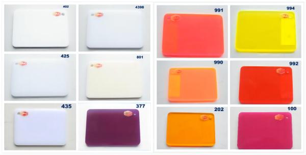 Quality Customized Colored Acrylic Sheet with Scratch Resistance and High Transmittance for sale