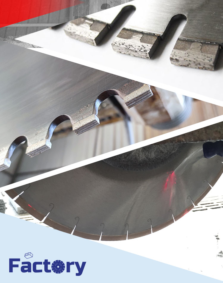 Single Saw Blade Block Cutter A-Grade Multi-Layer Diamond Segment Stone Cutting Tool