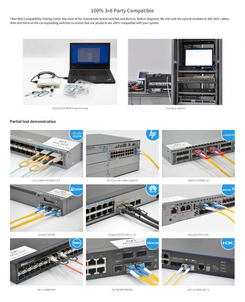 Cisco DS-SFP-FC4G-SW Compatible 4.25G SFP SW 850nm 380m LC MMF DDM Transceiver Module