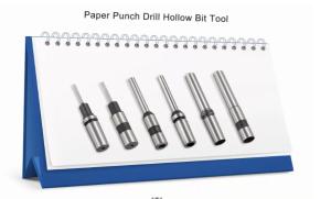 China Hollow Paper Hole Drill Bit 9mm Diameter For Punching Machine OEM wholesale
