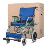 Durable Solid Seat Wheelchair , Lightweight Folding Manual Wheelchairs OEM
