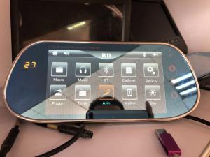 China OEM / ODM 7 Inch Car Rear View TFT LCD Monitor Supports 1080P Video Player on sale