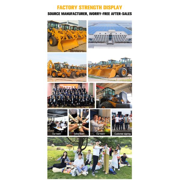 Multi Functional Large Backhoe Loader Equipment 8300kg Total Weight