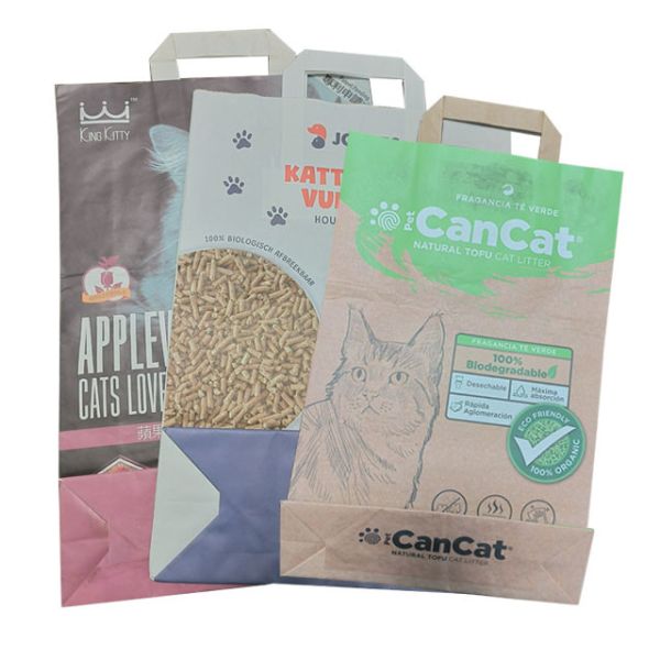 Colorful Tofu Cat Litter Bag Cat Litter Customized Design