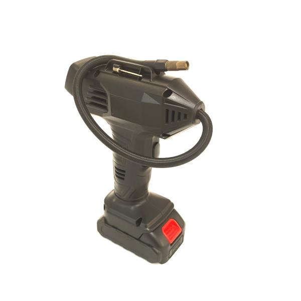 Quality Rechargeable Cordless Air Pump ABS Portable Car Tyre Inflator With Digital Gauge for sale
