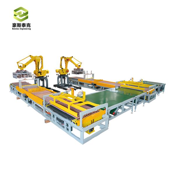 Robot Stacking Machine BPJ+ROB, SBZ+2ROB, SBZ/B+2ROB 22000-36000 Bricks/Hr to Stack Bricks Onto The Kiln Cars