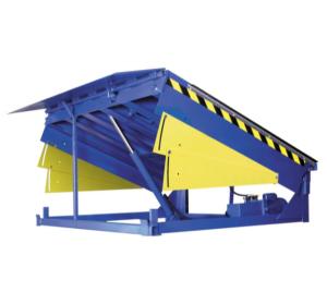 China Lifting High Duty Hydraulic Loading Dock Leveler 12t Handheld Remote Controls wholesale