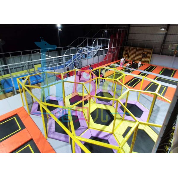 Custom Indoor Trampoline Park Equipment for Kids with Multiple Activities