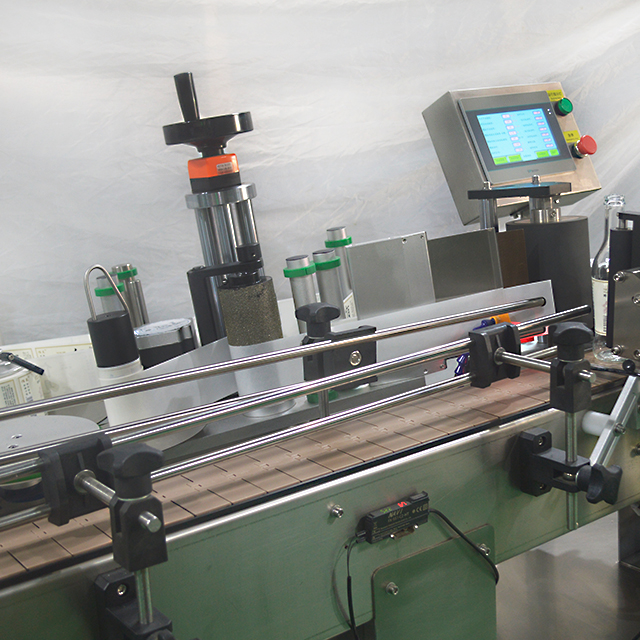High Precision Automatic Vertical Round Bottle Labeling Machine at 10-100 Bottles/Min