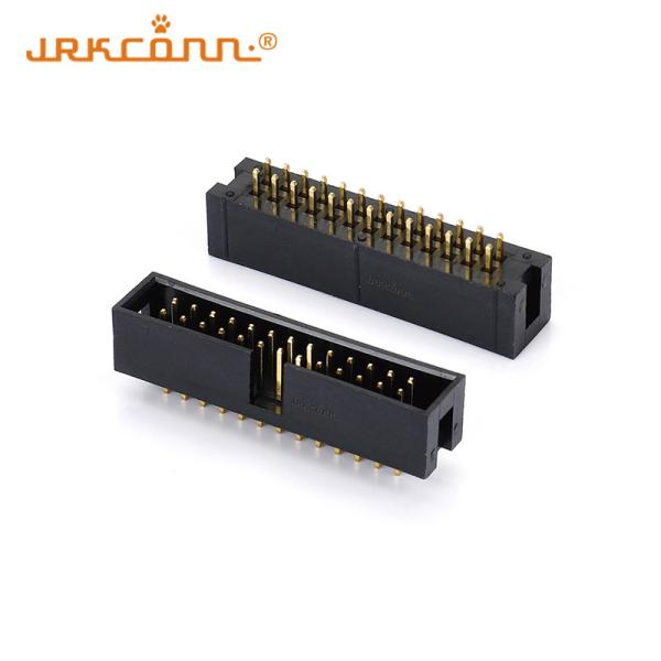 Quality 180 Degree IDC Box Header Connector Straight Type 6 Pin  - 64 Pin Male Sockets for sale